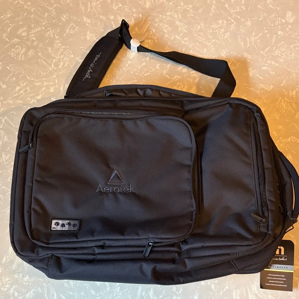 Travis Mathew Charcoal Laptop Bag